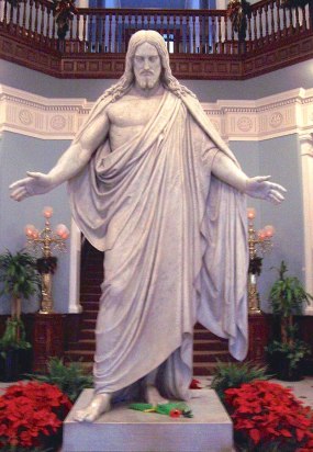 Réplica del Cristo en el The Johns Hopkins Hospital de Baltimore, Maryland.